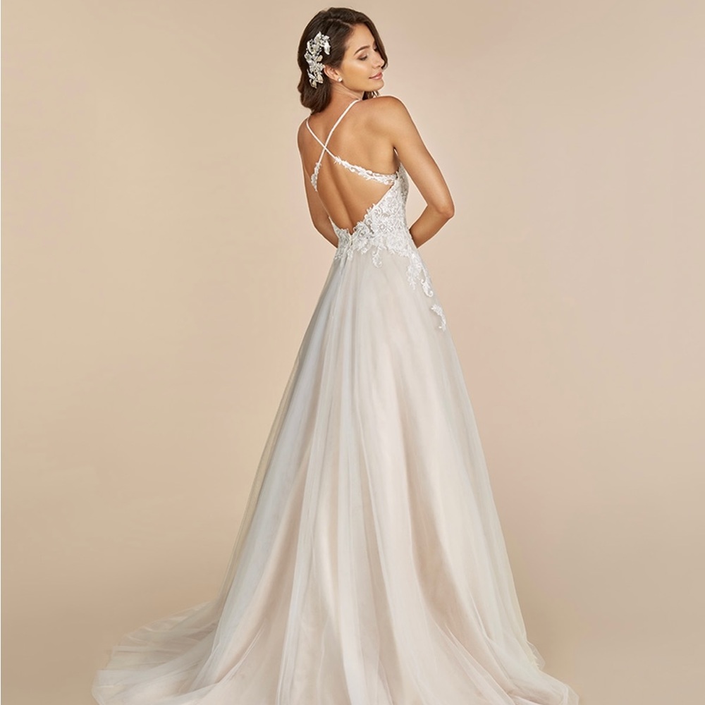 Brand New Ivory Moonlight Bridal Gown, Size 12.